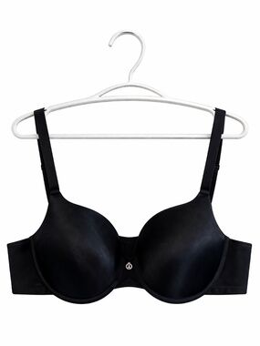 Ashley Graham Sleek Black T-Shirt Bra – 44B EUC